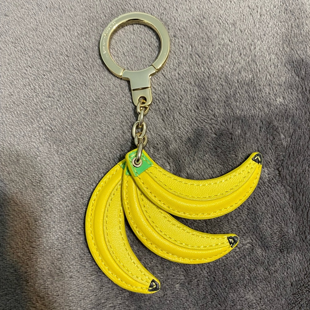 Kate Spade Banana Keychain Key Fob